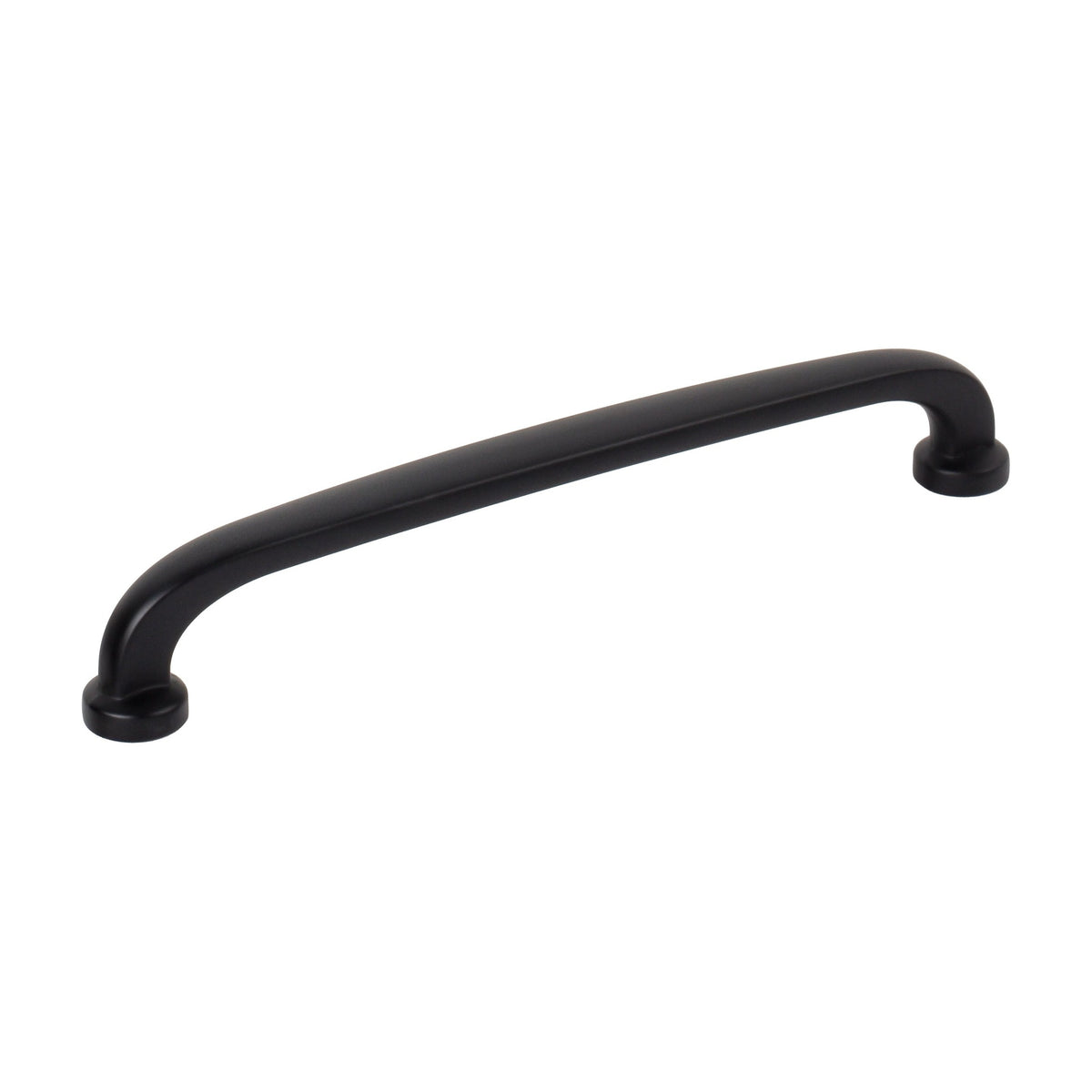 Jeffrey Alexander Weser Handle in Matte Black, 6 1/4"