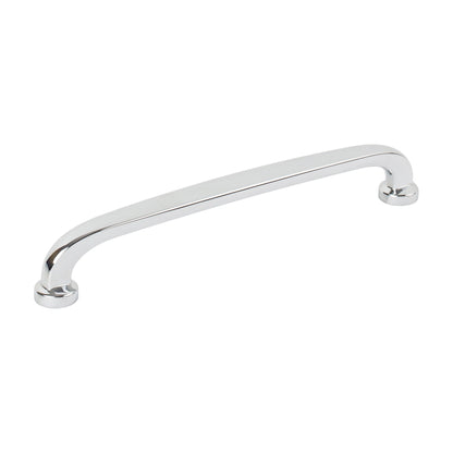 Jeffrey Alexander Weser Handle in Polished Chrome, 6 1/4"