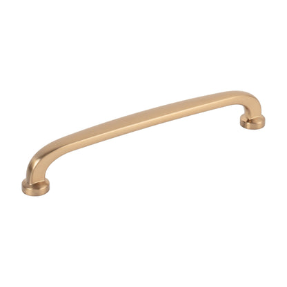Jeffrey Alexander Weser Handle in Satin Bronze, 6 1/4"