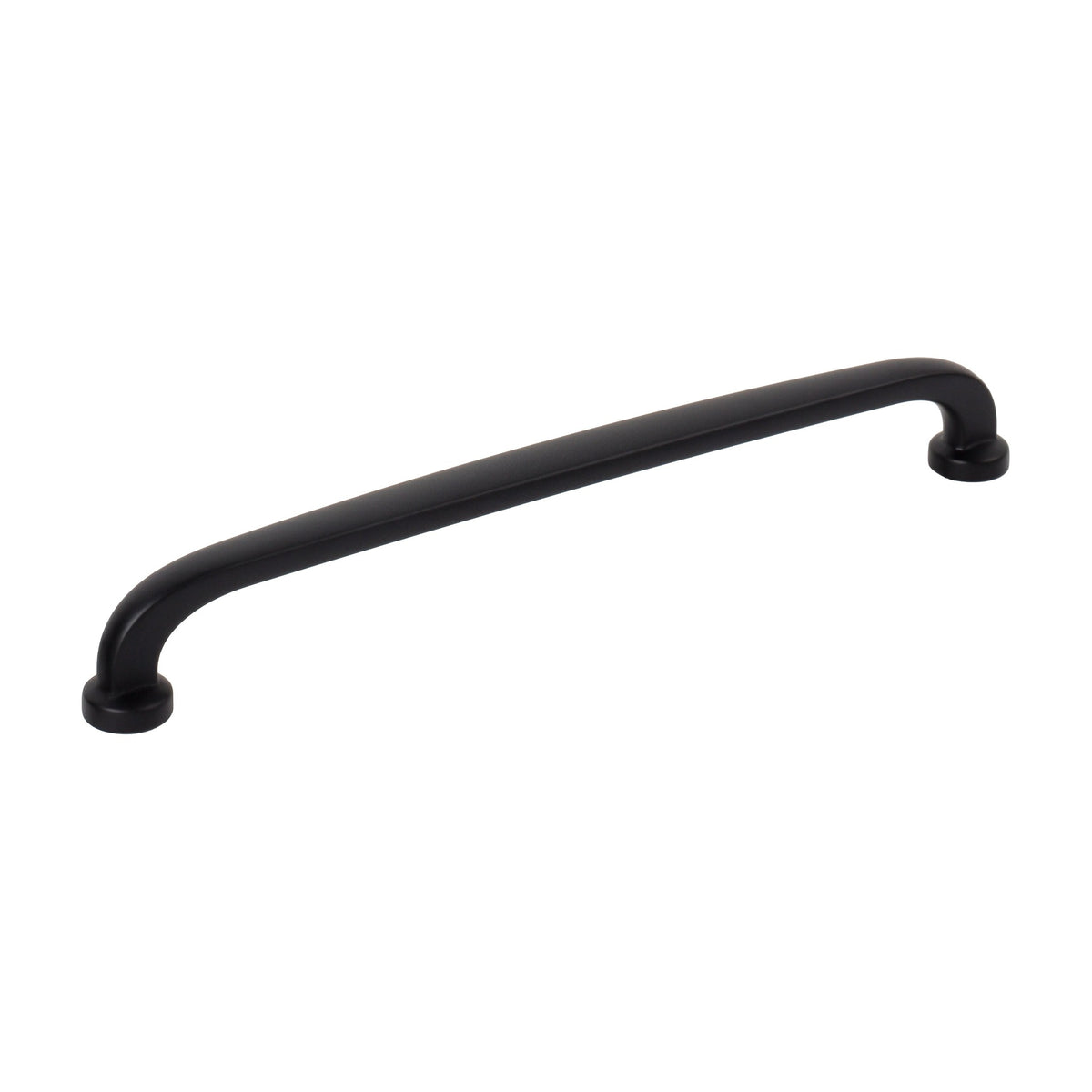Jeffrey Alexander Weser Handle in Matte Black, 7 1/2"