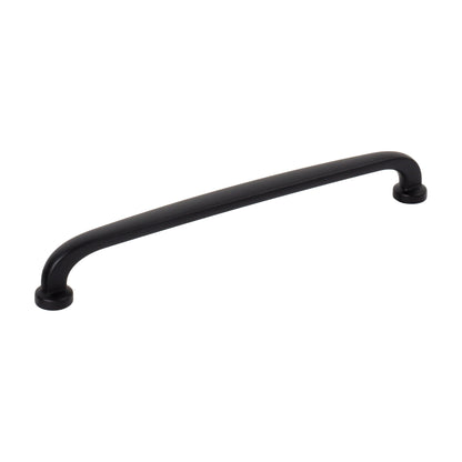 Jeffrey Alexander Weser Handle in Matte Black, 7 1/2"
