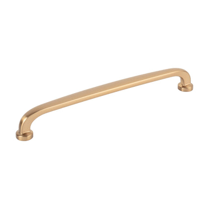 Jeffrey Alexander Weser Handle in Satin Bronze, 7 1/2"