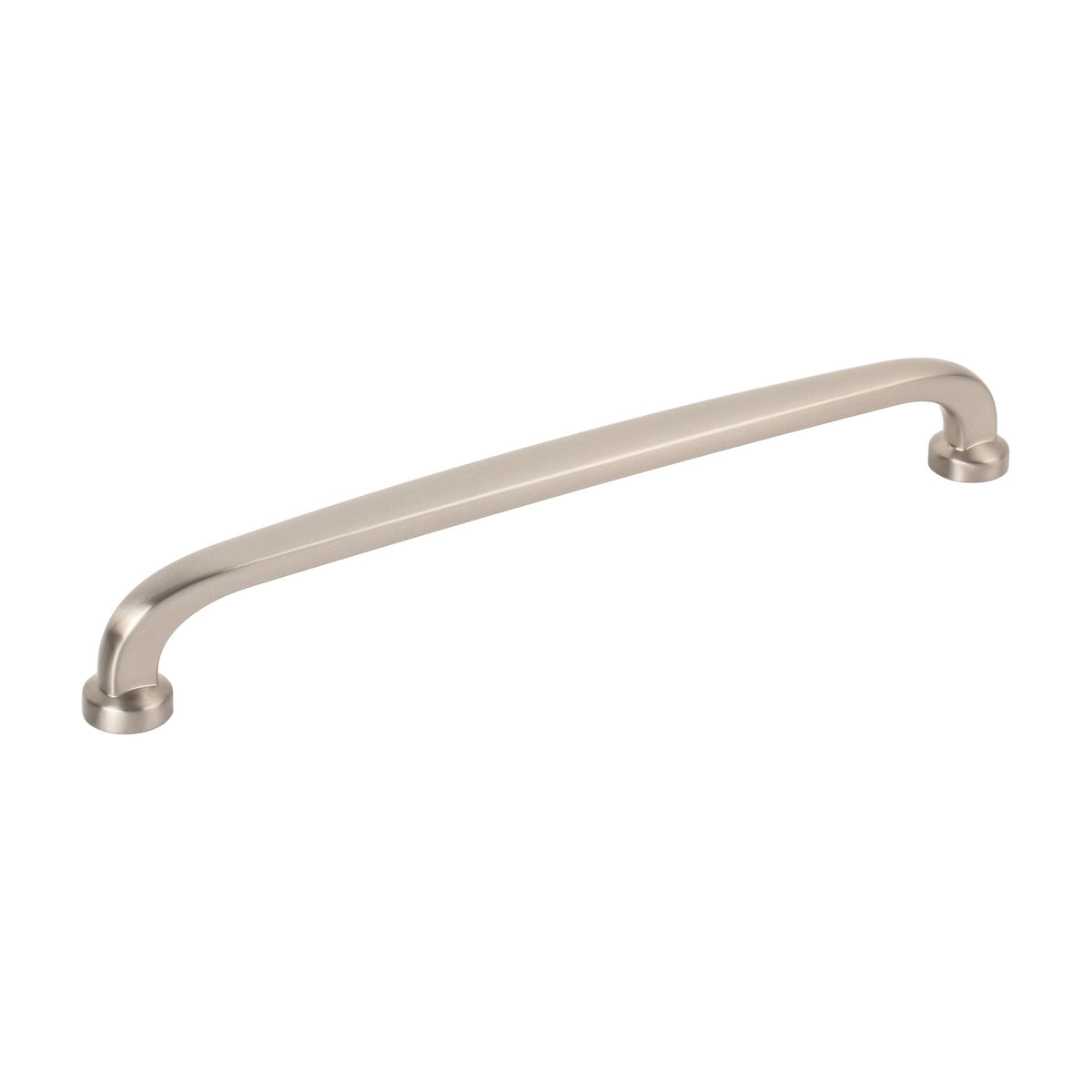 Jeffrey Alexander Weser Handle in Satin Nickel, 7 1/2"