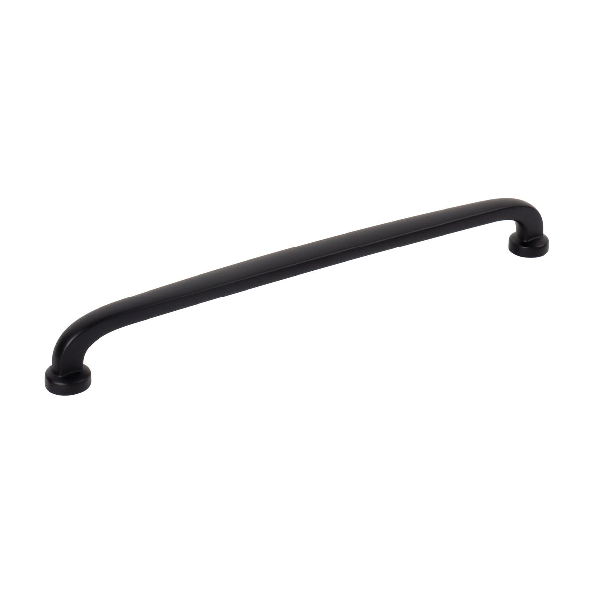 Jeffrey Alexander Weser Handle in Matte Black, 8 13/16"