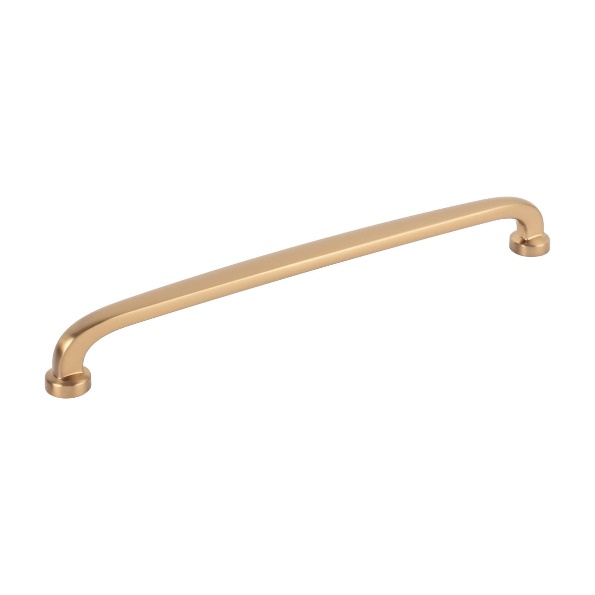 Jeffrey Alexander Weser Handle in Satin Bronze, 8 13/16"