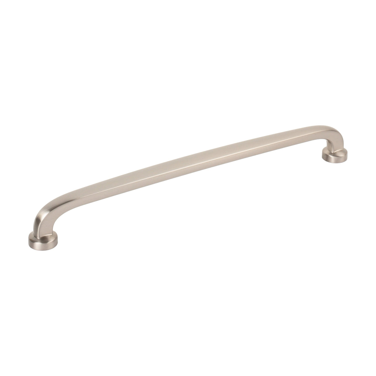 Jeffrey Alexander Weser Handle in Satin Nickel, 8 13/16"