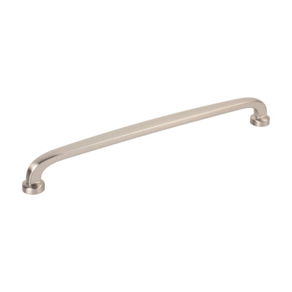 Jeffrey Alexander Weser Handle in Satin Nickel, 8 13/16"