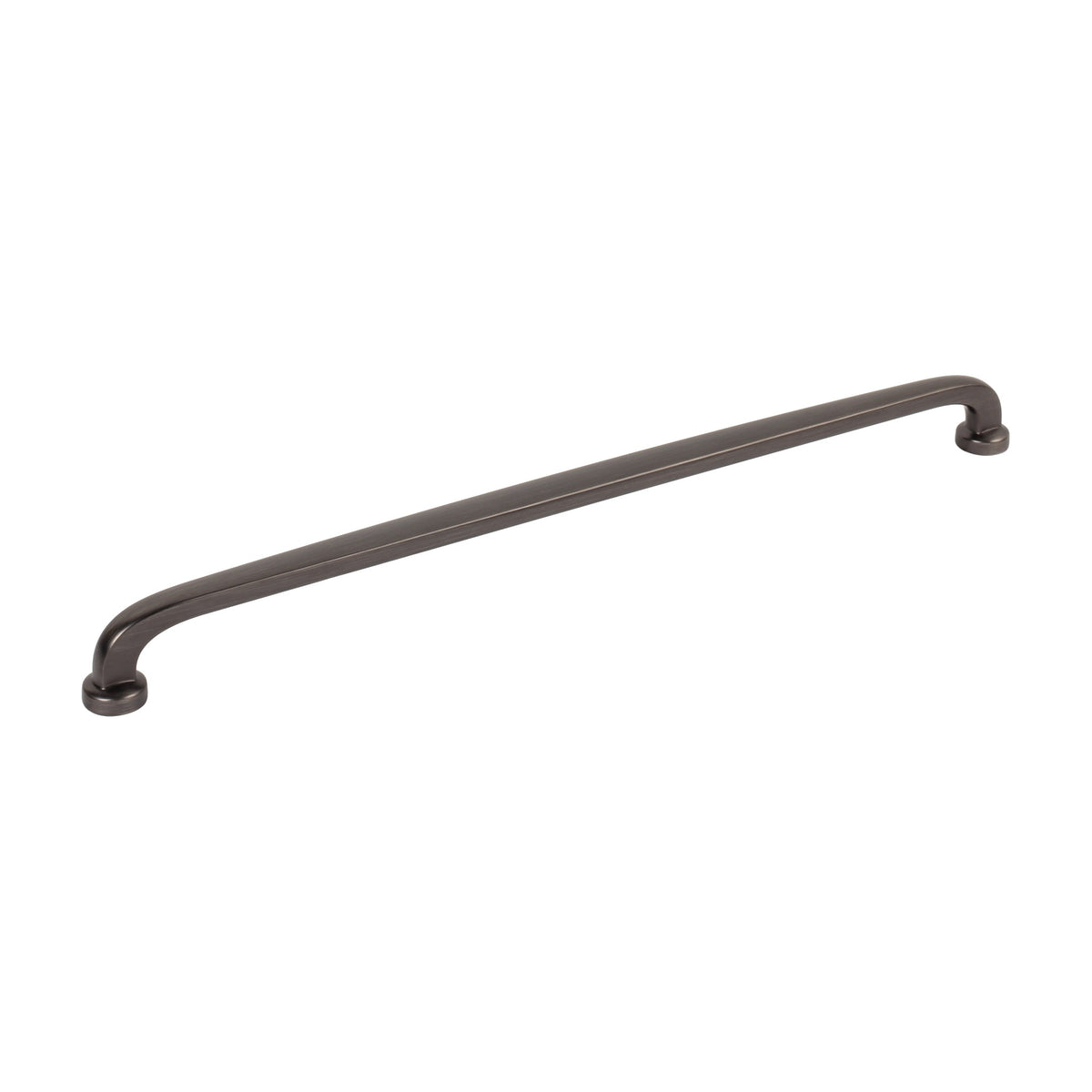 Jeffrey Alexander Weser Handle in Brushed Pewter, 12"