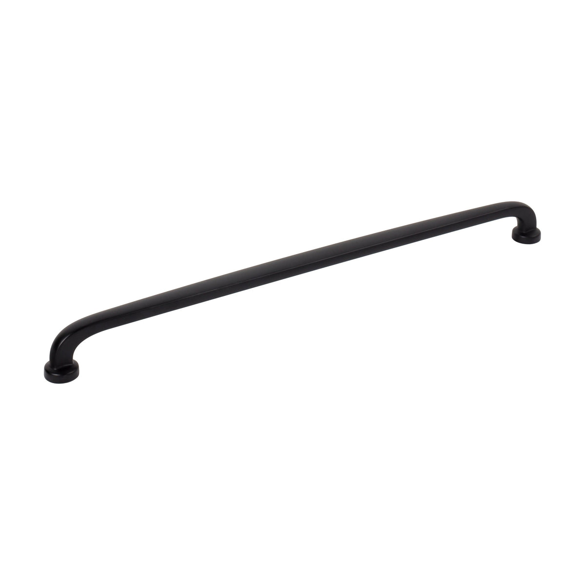 Jeffrey Alexander Weser Handle in Matte Black, 12"