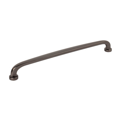 Jeffrey Alexander Weser Handle in Brushed Pewter, 12" Appliance Handle