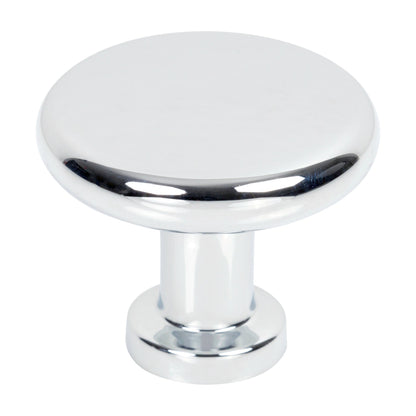 Jeffrey Alexander Weser Handle in Polished Chrome, Knob