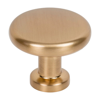 Jeffrey Alexander Weser Handle in Satin Bronze, Knob