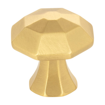 Jeffrey Alexander Wheeler Handle in Brushed Gold, Knob