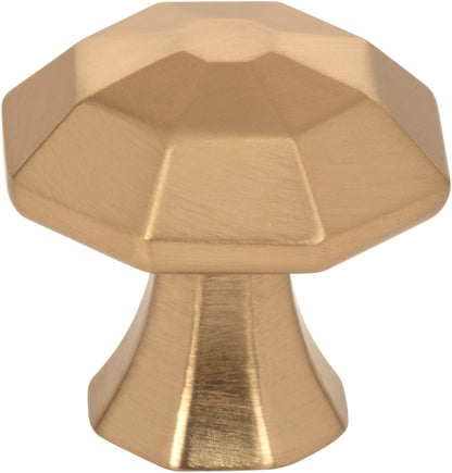 Jeffrey Alexander Wheeler Handle in Satin Bronze, Knob