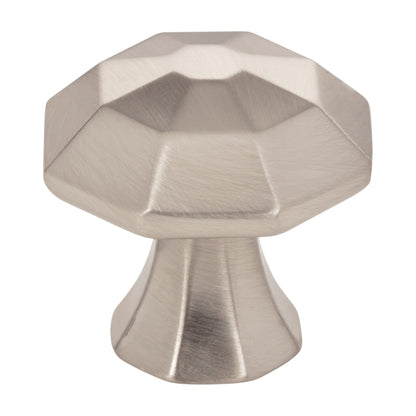 Jeffrey Alexander Wheeler Handle in Satin Nickel, Knob