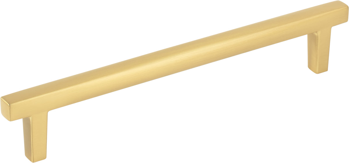 Jeffrey Alexander Whitlock Handle in Brushed Gold, 6 1/4"