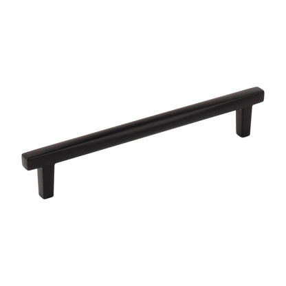 Jeffrey Alexander Whitlock Handle in Matte Black, 6 1/4"