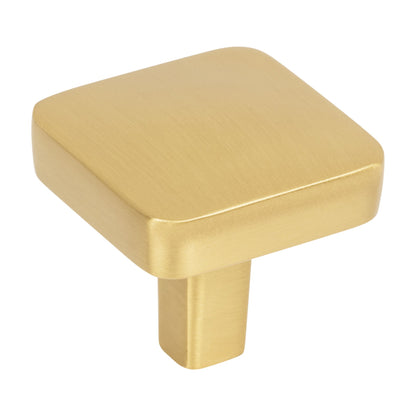 Jeffrey Alexander Whitlock Handle in Brushed Gold, Knob
