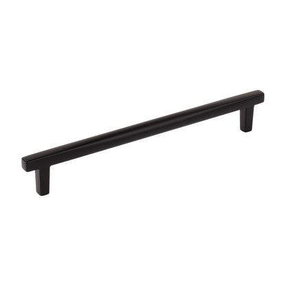 Jeffrey Alexander Whitlock Handle in Matte Black, 7 1/2"