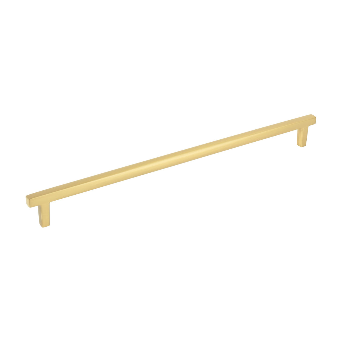 Jeffrey Alexander Whitlock Handle in Brushed Gold, 12"