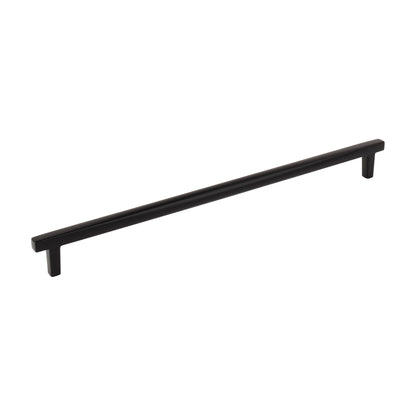 Jeffrey Alexander Whitlock Handle in Matte Black, 12"