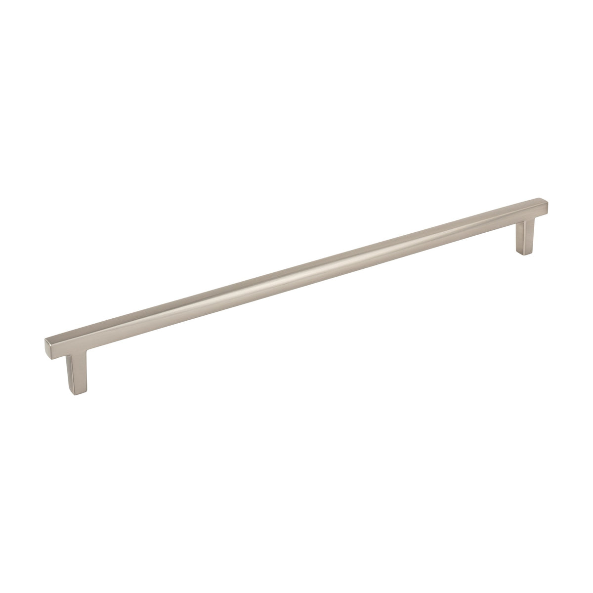 Jeffrey Alexander Whitlock Handle in Satin Nickel, 12"