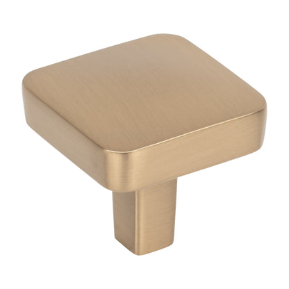 Jeffrey Alexander Whitlock Handle in Satin Bronze, Knob