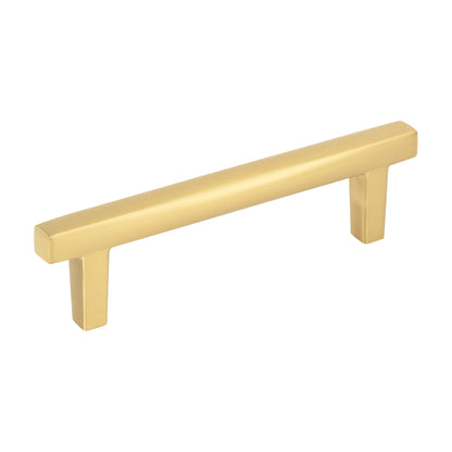 Jeffrey Alexander Whitlock Handle in Brushed Gold, 3 3/4"