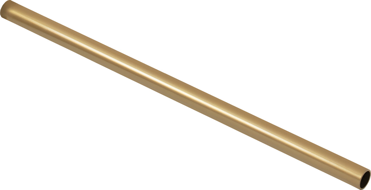 Jett Round Steel Closet Rods in Gold