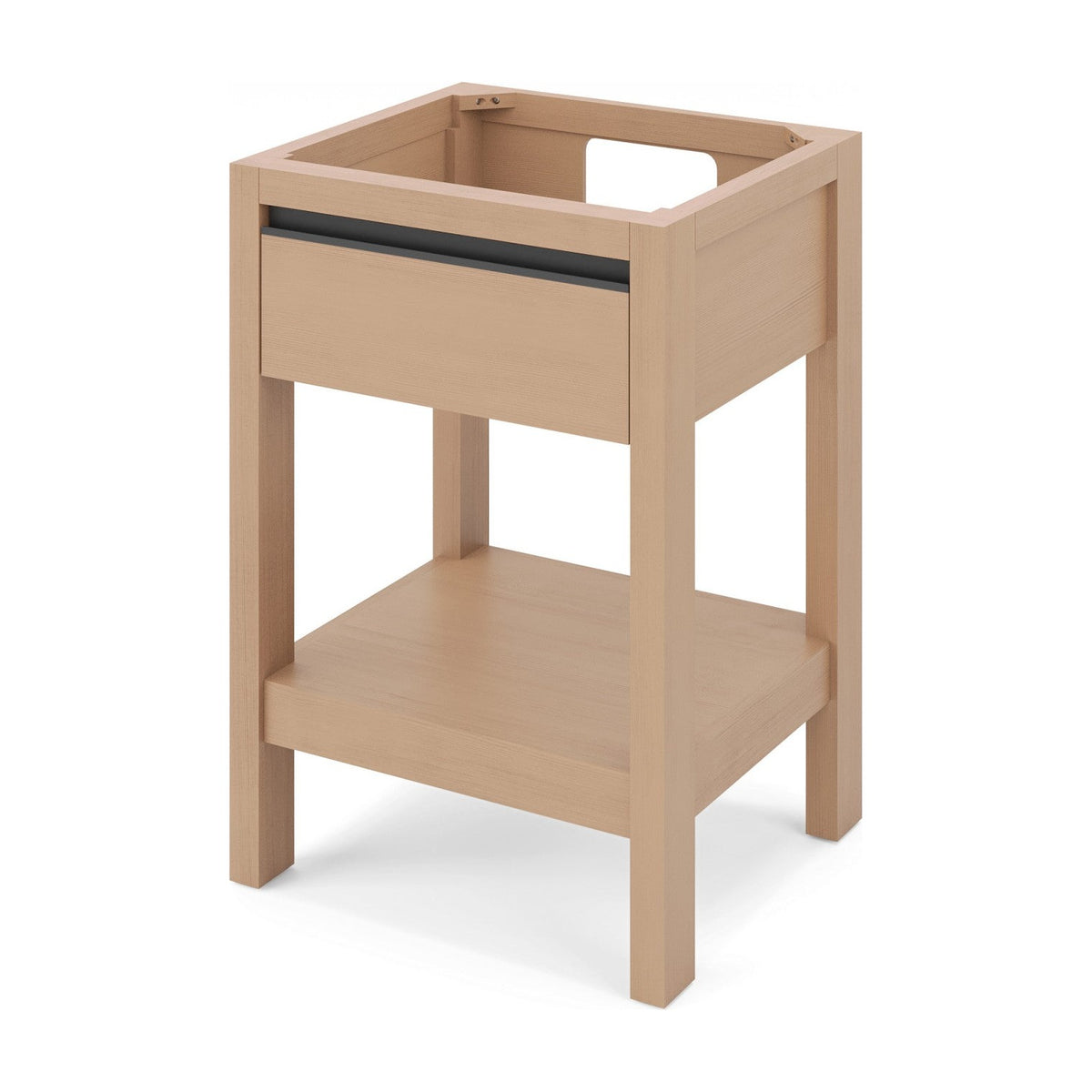 Jubilee 24" Single Bowl Freestanding Bathroom Vanity, Natural Oak