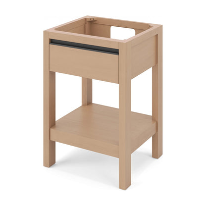 Jubilee 24" Single Bowl Freestanding Bathroom Vanity, Natural Oak