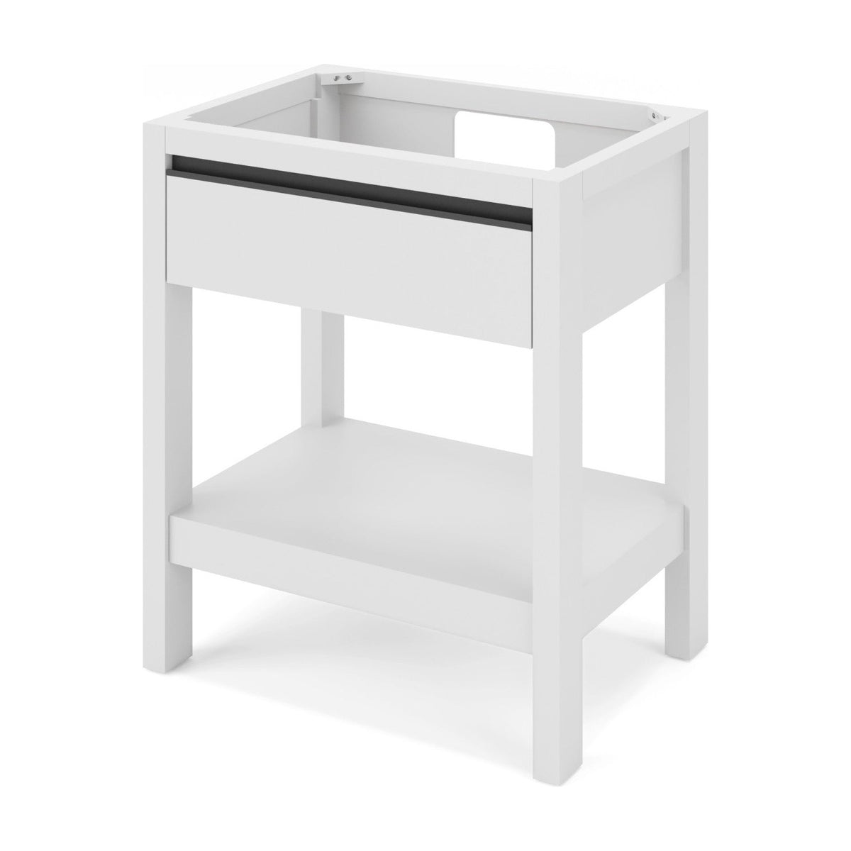 Jubilee 30" Single Bowl Freestanding Bathroom Vanity, White