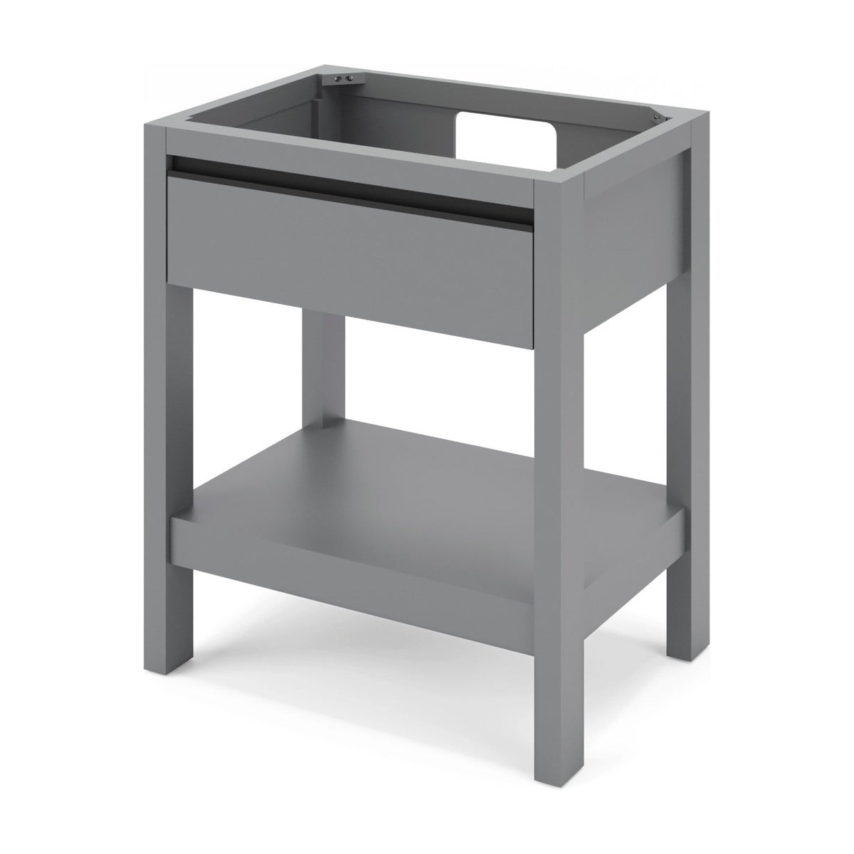 Jubilee 30" Single Bowl Freestanding Bathroom Vanity, Grey