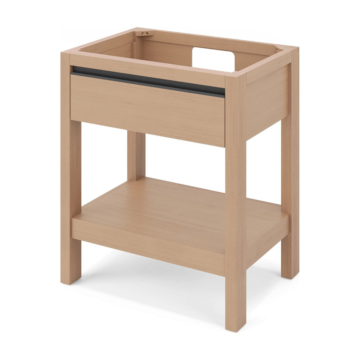 Jubilee 30" Single Bowl Freestanding Bathroom Vanity, Natural Oak