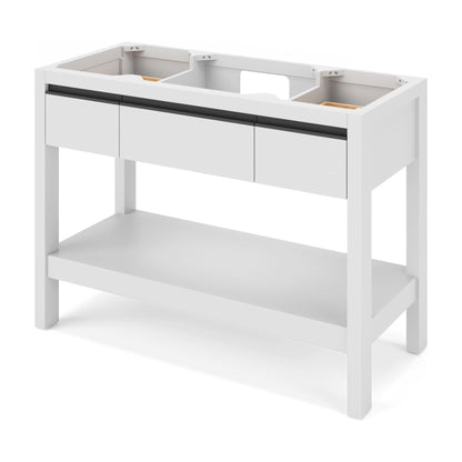 Jubilee 48" Single Bowl Freestanding Bathroom Vanity, White