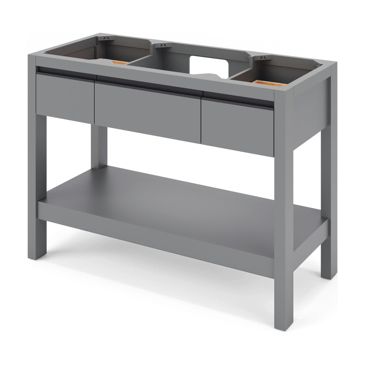 Jubilee 48" Single Bowl Freestanding Bathroom Vanity, Grey