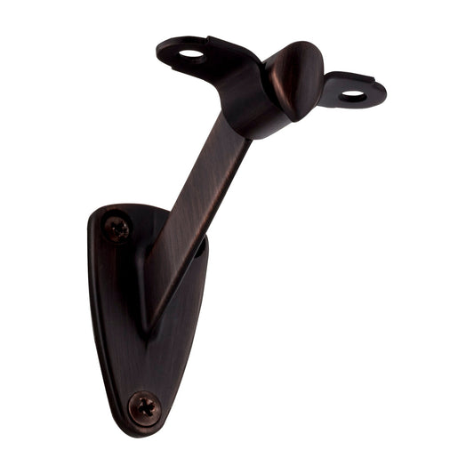 KasaWare 3-3/8" Heavy Duty Handrail Bracket in Brushed Oil Rubbed Bronze
