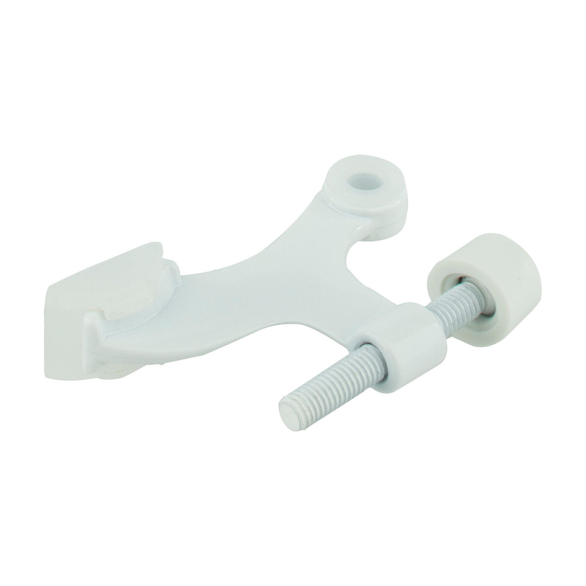 KasaWare Hinge Pin Door Stop with Adjustable Pad, 2-Pack, White