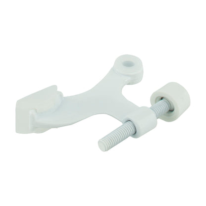 KasaWare Hinge Pin Door Stop with Adjustable Pad, 2-Pack, White