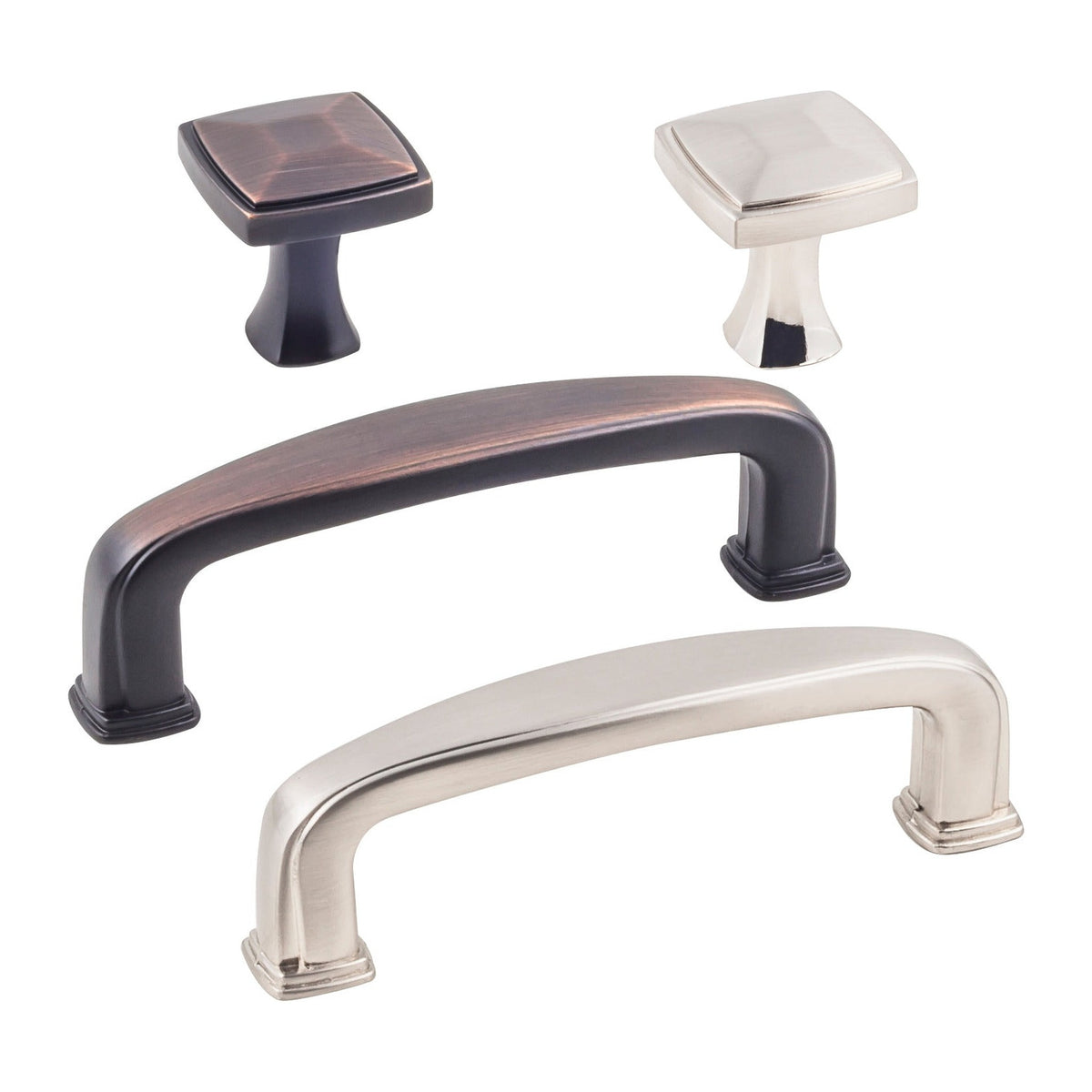 KasaWare K121 Handle knob and pull in both finishes
