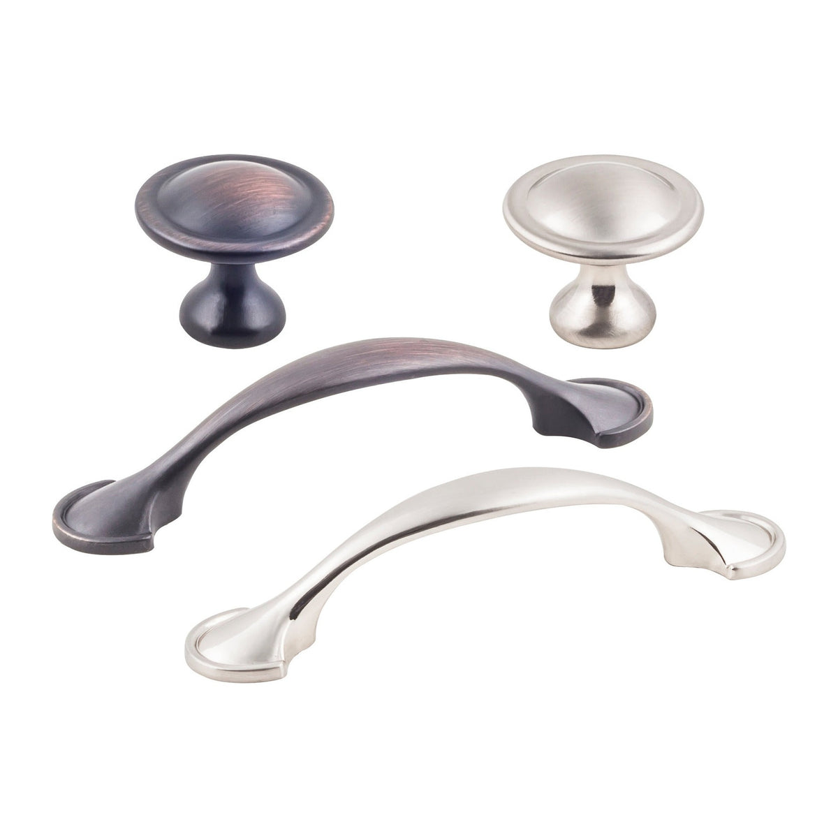 KasaWare K413 Handle knob and pull in both finishes