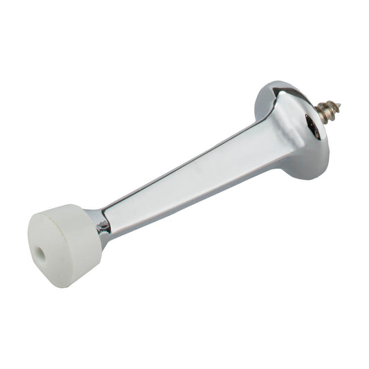 KasaWare Rigid Door Stop, 2-Pack in Polished Chrome