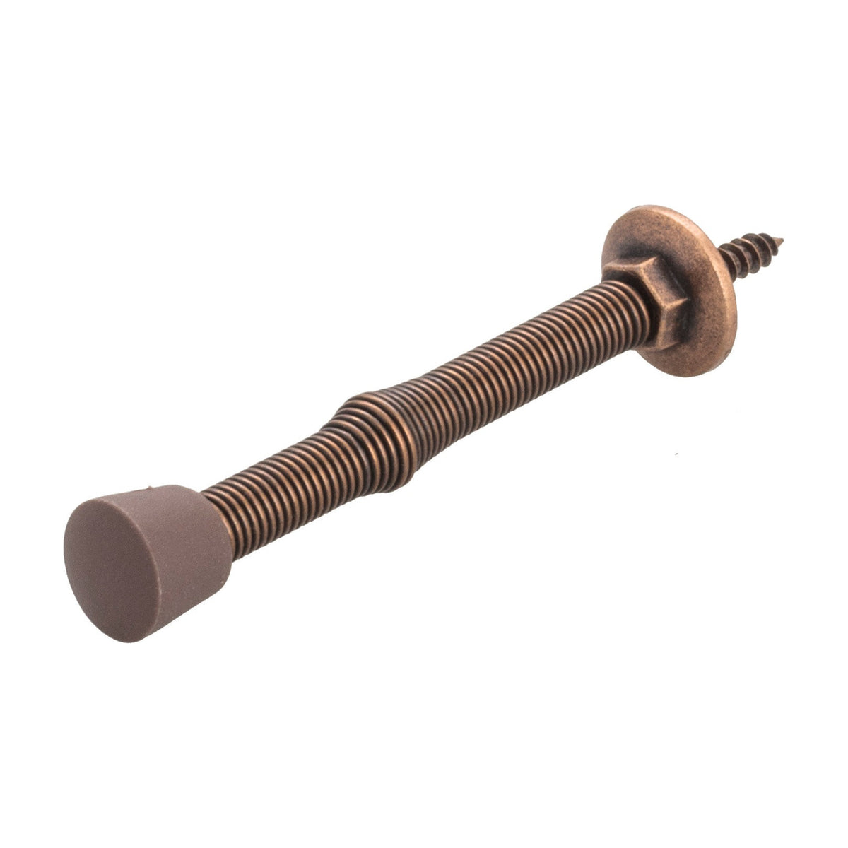 KasaWare Spring Door Stop, 2-Pack, Dark Bronze
