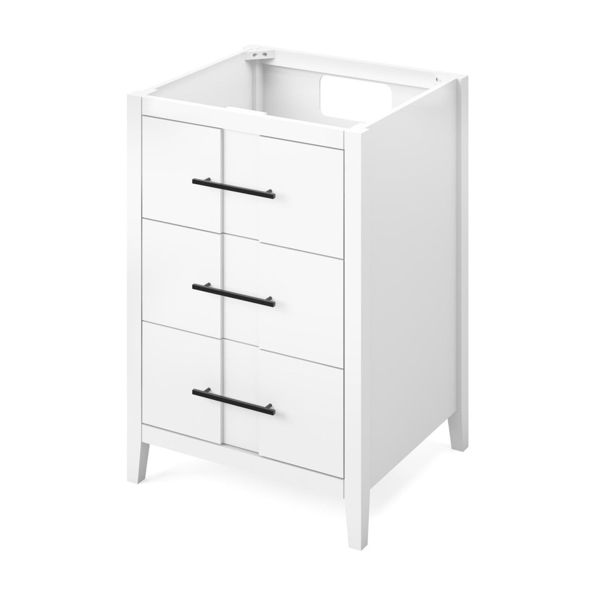 Katara 24" Single Bowl Freestanding Bathroom Vanity, White