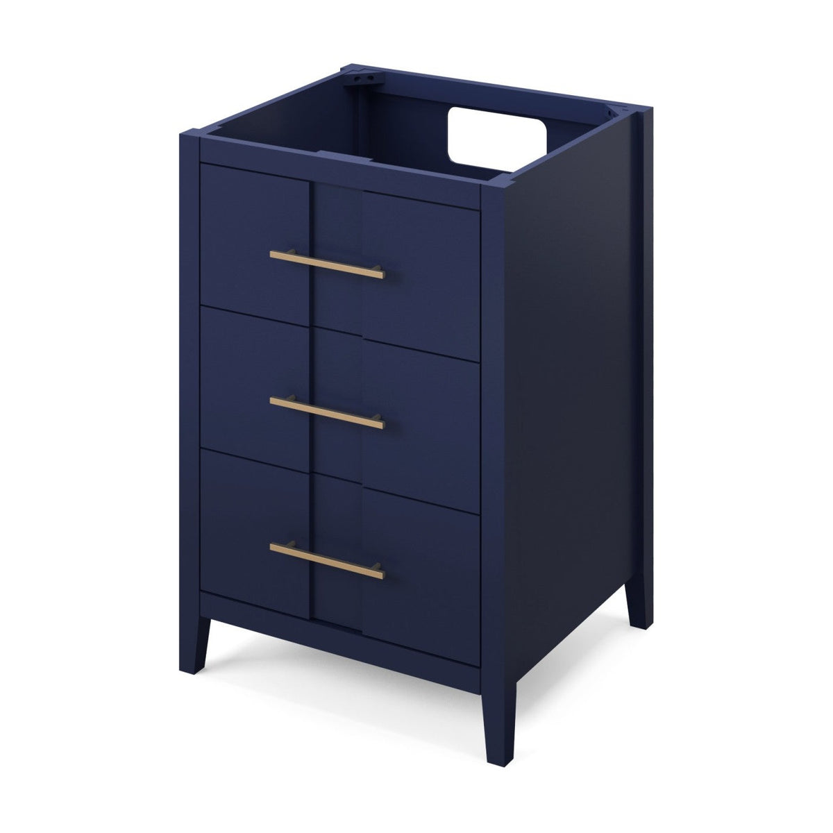 Katara 24" Single Bowl Freestanding Bathroom Vanity, Hale Blue