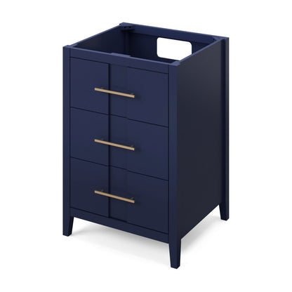 Katara 24" Single Bowl Freestanding Bathroom Vanity, Hale Blue