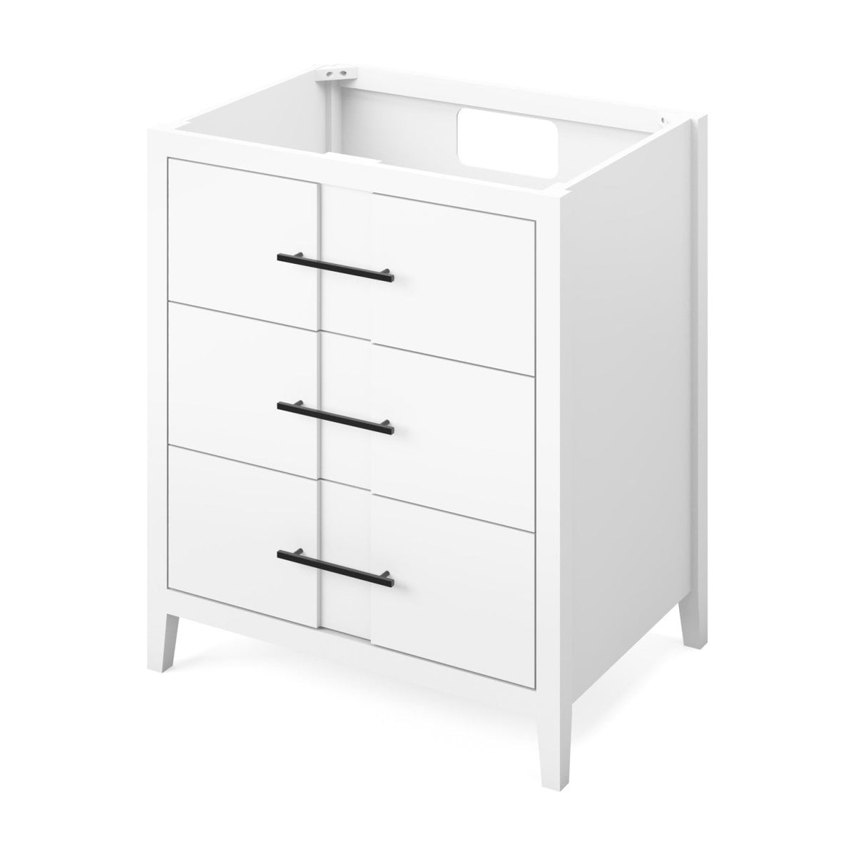 Katara 30" Single Bowl Freestanding Bathroom Vanity, White