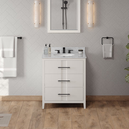 Katara 30" Single Bowl Freestanding Bathroom Vanity, alternate view