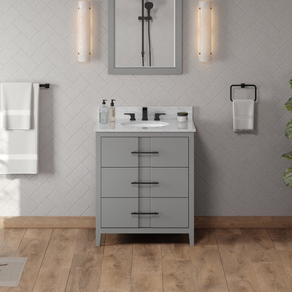 Katara 30" Single Bowl Freestanding Bathroom Vanity, alternate view