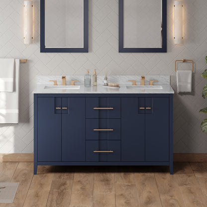 Katara 60" Double Bowl Freestanding Bathroom Vanity, alternate view
